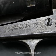 Colt SAA Peacemaker calibre 45 fabrication 1896