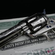Exceptionnel Colt 1873 SAA Peacemaker gravé calibre 45