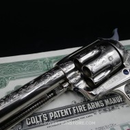 Exceptionnel Colt 1873 SAA Peacemaker gravé calibre 45