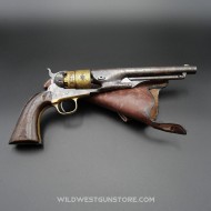 Colt Army 1860 avec barillet à dorures