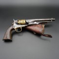 Colt Army 1860 avec barillet à dorures