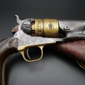 Colt Army 1860 avec barillet à dorures