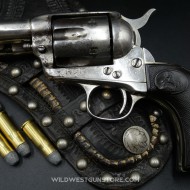 Revolver Colt SAA Tardif Nickelé 4''3/4 Cal 38-40