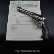 Revolver Colt cal .45 Peacemaker Fabrication 1884, lettre Colt