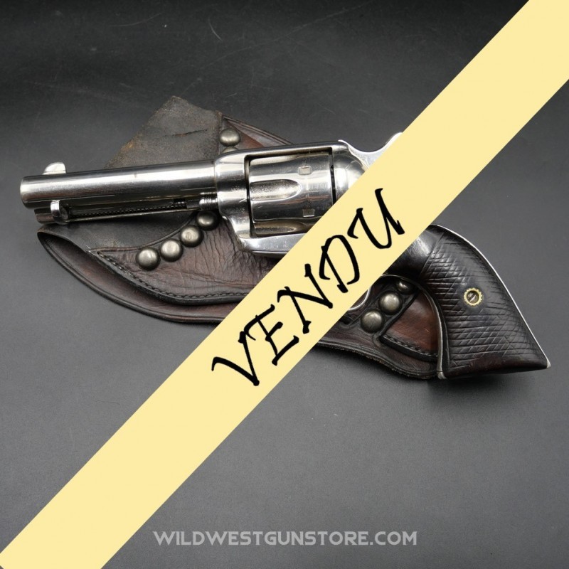 Revolver Colt cal .45 Peacemaker Fabrication 1884, lettre Colt