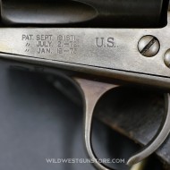 Rare Colt US Cavalry canon miroir certificat Colt Cal.45