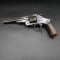 Revolver Loewe type S&W num3 canon Miroir cal. 44 Russian