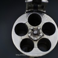 Revolver nickelé Smith Wesson Hammerless calibre 38SW