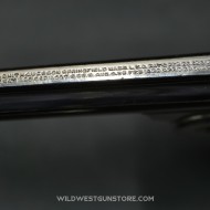 Revolver nickelé Smith Wesson Hammerless calibre 38SW