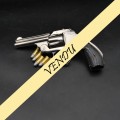 Revolver nickelé Smith Wesson Hammerless calibre 38SW