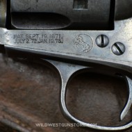 Colt Peacemaker SAA 38WCF Fabrication 1897 dit Smokeless