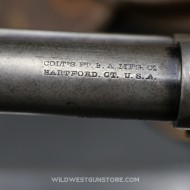 Colt Peacemaker SAA 38WCF Fabrication 1897 dit Smokeless