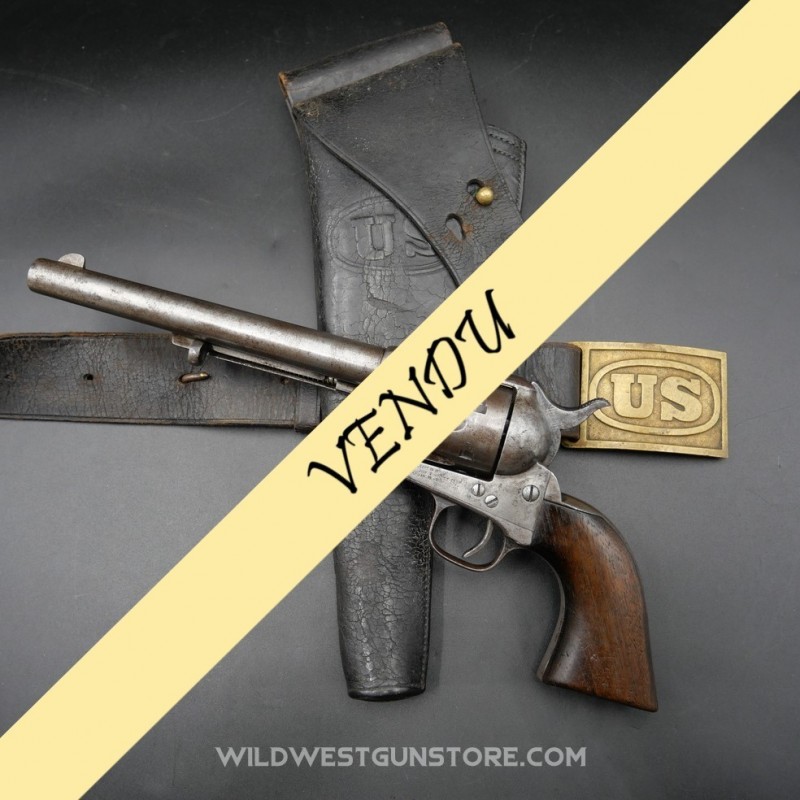 Historique Colt US Cavalry de 1875 période 7th Cav Peacemaker