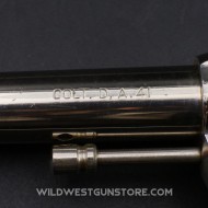 Excellent Colt civil DA modèle 1895 nickelage d'origine