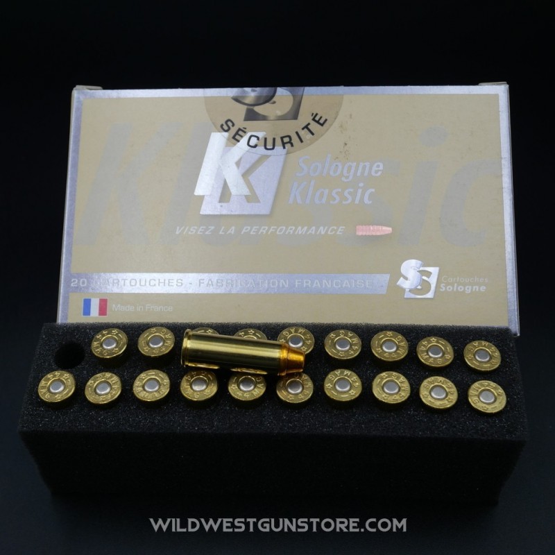 Boite cartouches calibre 44 Remington Mag.