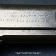 Pistolet Automatique Colt calibre 38 Auto Fabrication 1901