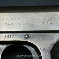 Pistolet Automatique Colt calibre 38 Auto Fabrication 1901