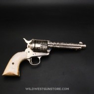 Colt Peacemaker cal .45 gravé Harris avec son certificat