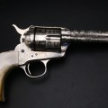 Colt Peacemaker cal .45 gravé Harris avec son certificat