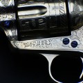 Colt Peacemaker cal .45 gravé Harris avec son certificat
