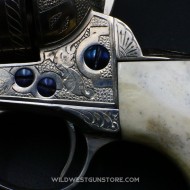 Colt Peacemaker cal .45 gravé Harris avec son certificat