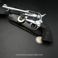 Revolver Colt Peacemaker calibre 45 finition nickelée
