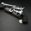 Revolver Colt Peacemaker calibre 45 finition nickelée