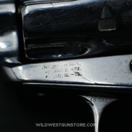 Revolver Colt Peacemaker calibre 45 finition nickelée