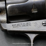 Excellent Colt Single Action type 'Smokeless' canon miroir