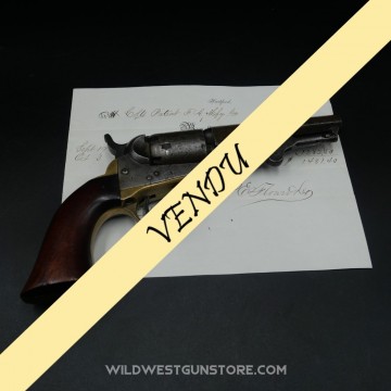 Revolver Colt modèle Pocket 1848 canon 4'' calibre 31