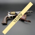 Colt Army 1860 avec barillet à dorures