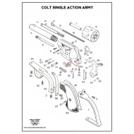 Colt SAA Verrou de barillet, sear and bolt spring