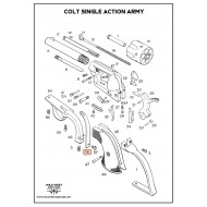 Ressort principal pour Colt SAA de collection , main spring