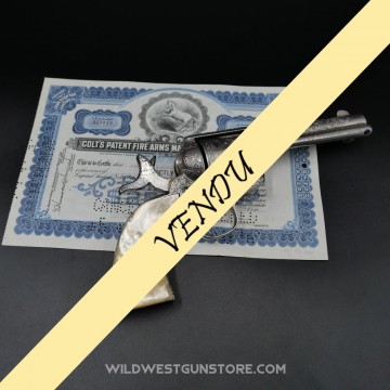 Exceptionnel Colt Frontier SAA Gravé et sa lettre Colt cal.44-40