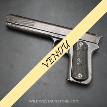 Pistolet Colt calibre 38 modèle 1900 détente bleue