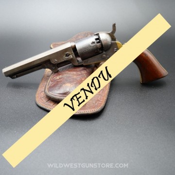 Revolver à poudre noire Colt Pocket 1849 canon 5 pouces