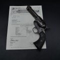 Revolver Western Colt SAA canon 4''3/4 calibre 45 smokeless frame et sa lettre archive Colt
