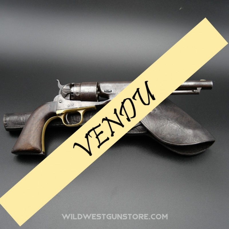 Ensemble Colt daté guerre civile et son holster réglementaire