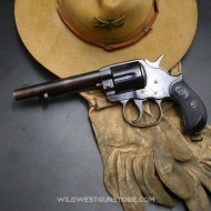 Superbe Colt US Army DA 1878 Alaskan canon miroir cal.45