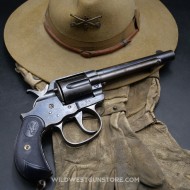 Superbe Colt US Army DA 1878 Alaskan canon miroir cal.45