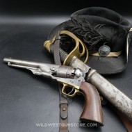 Admirable Revolver Colt 1860 militaire fabrication 1863