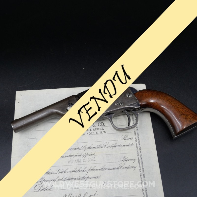 Rare Revolver Colt Conversion 38CF Pocket Navy