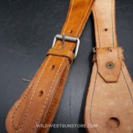 Patte d'éperon cuir brun