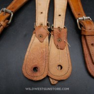 Patte d'éperon cuir brun