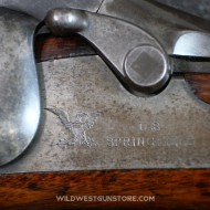 Historique US Army Springfield Trapdoor 1873 canon miroir