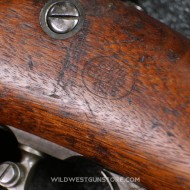 Historique US Army Springfield Trapdoor 1873 canon miroir