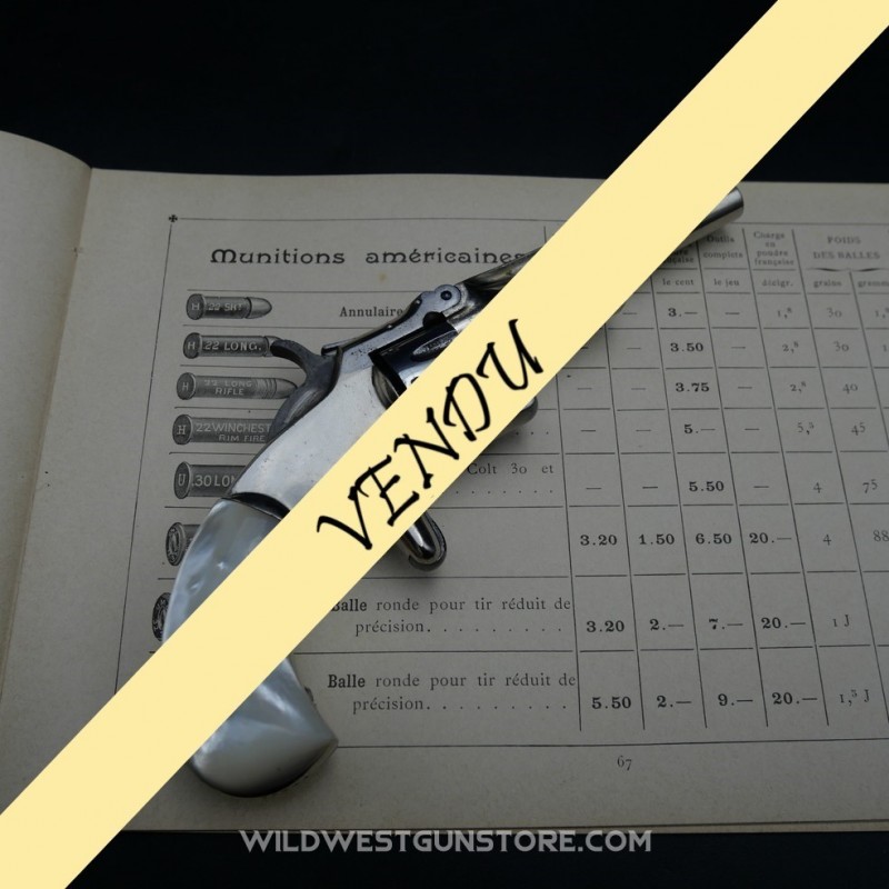 Revolver Smith et Wesson 7 coups N°1 3rd Model calibre 22