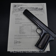 Pistolet Colt automatique 1900 calibre 38 et lettre Colt