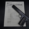 Pistolet Colt automatique 1900 calibre 38 et lettre Colt