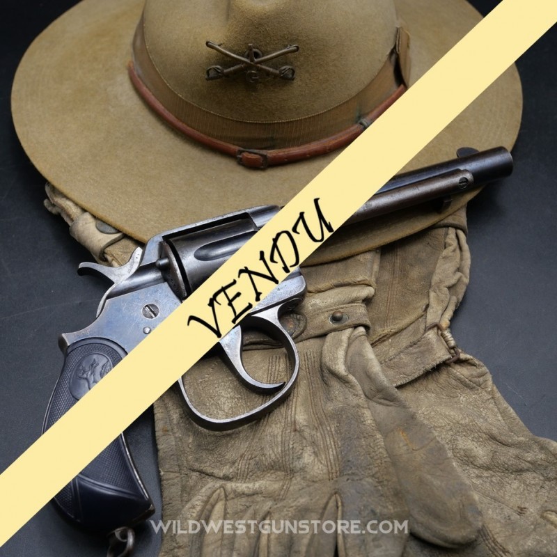 Superbe Colt US Army DA 1878 Alaskan canon miroir cal.45